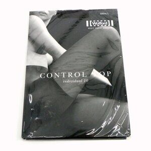 New Wolford Body Culture Control Top Individual 10 Tights Nearly Black Small